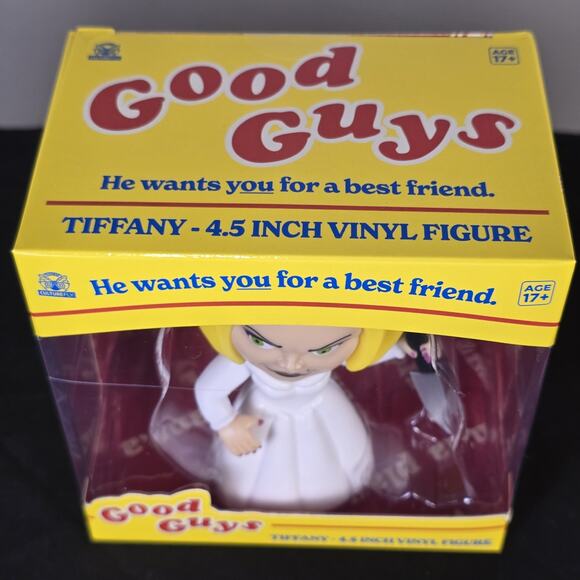 Tiffany And Chucky Good Guys Vinyl Figure 4.5in NEW childs Play Collectible 2025 - Picture 8 of 11